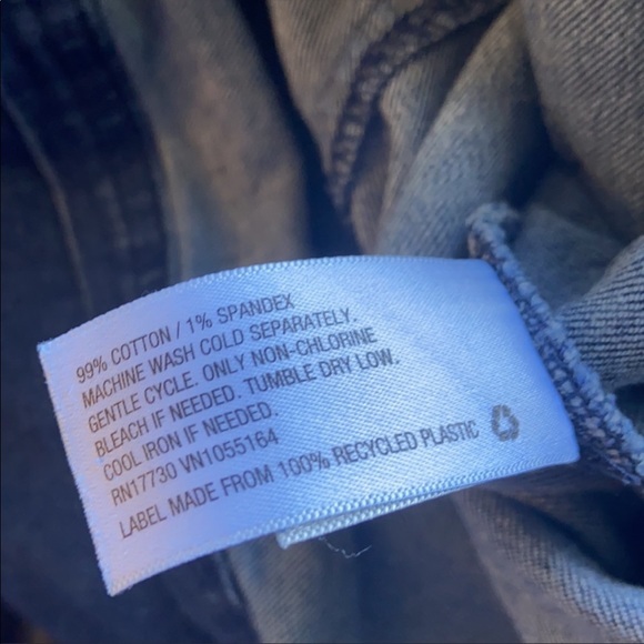 A New Day Button Front Highwaisted Denim Skirt with Tie Waist Belt. - Picture 3 of 7